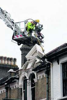 Fire in Chatham town centre