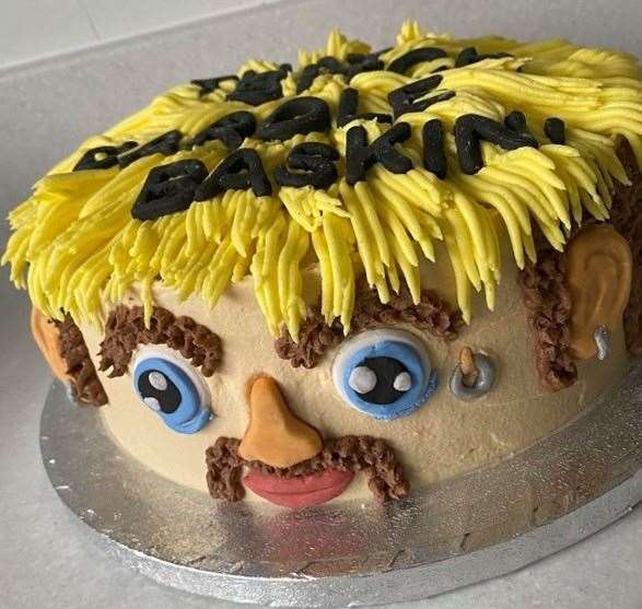 Charlotte Bareham's Joe Exotic cake