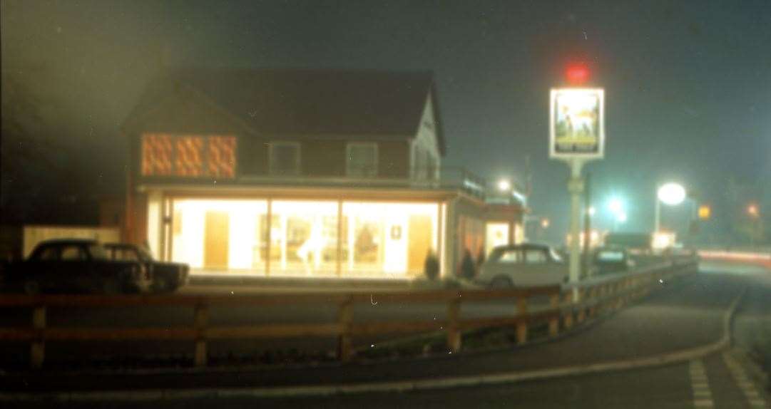 The Colt, pictured in 1968, was a popular local for many - seen here with its once familiar signage and Watney’s Red Barrel illuminated. Picture: Steve Salter