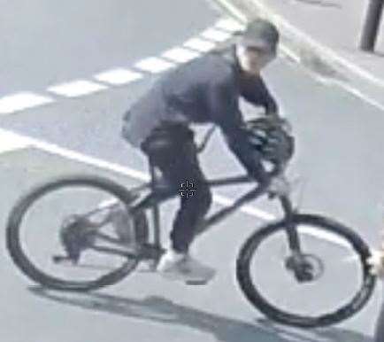 The man police want to find after a bike theft. Picture: Kent Police