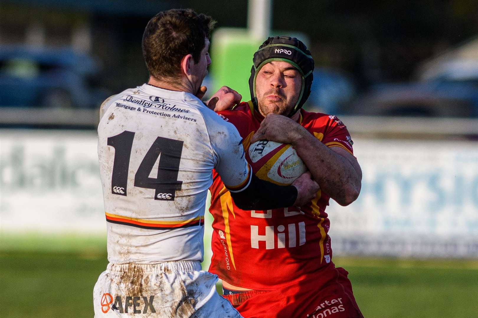 Matt Hema scored two tries for Cambridge against Canterbury. Picture: Chris Fell