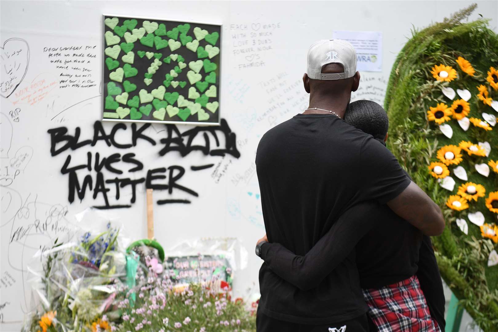 The third anniversary of the Grenfell Tower fire comes after mass anti-racism protests (Kirsty O’Connor/PA)