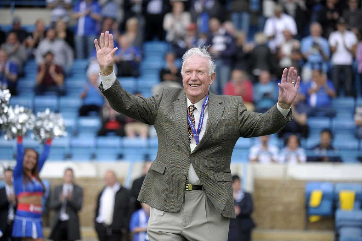 Former Gillingham player Les Riggs at Priestfield Picture: GFC