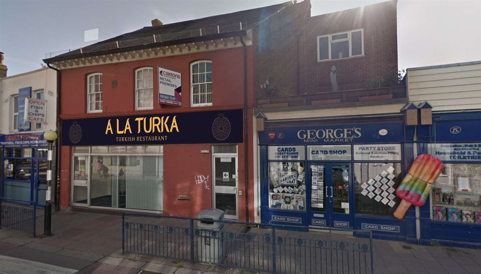 The site for A La Turka in Whitstable high street Picture: A La Turka