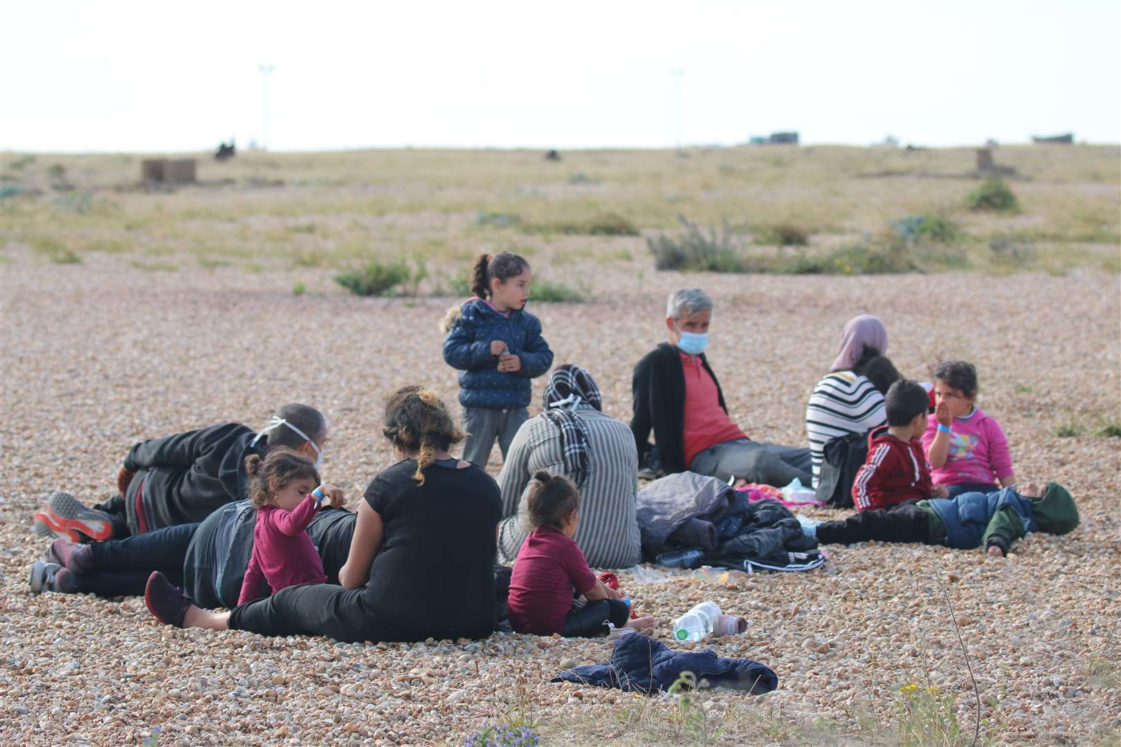 One boat that landed at Dungeness last week included children. Picture: Susan Pilcher