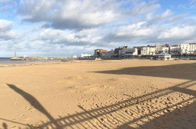 The beach off Marine Terrace in Margate. Picture: Google street views (3735001)