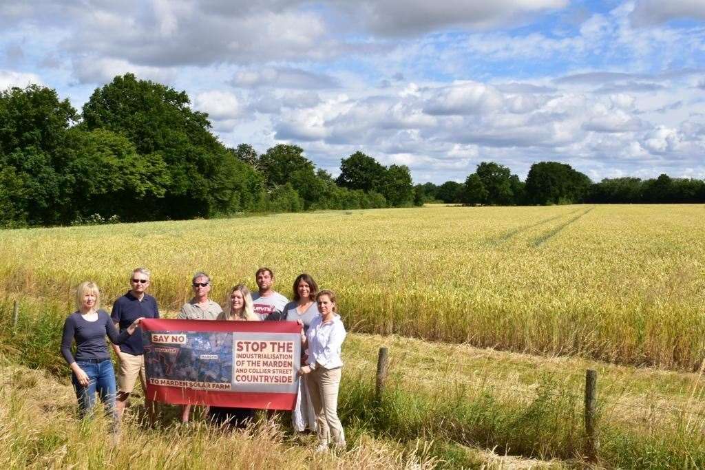 No To Marden Solar Farm campaigners