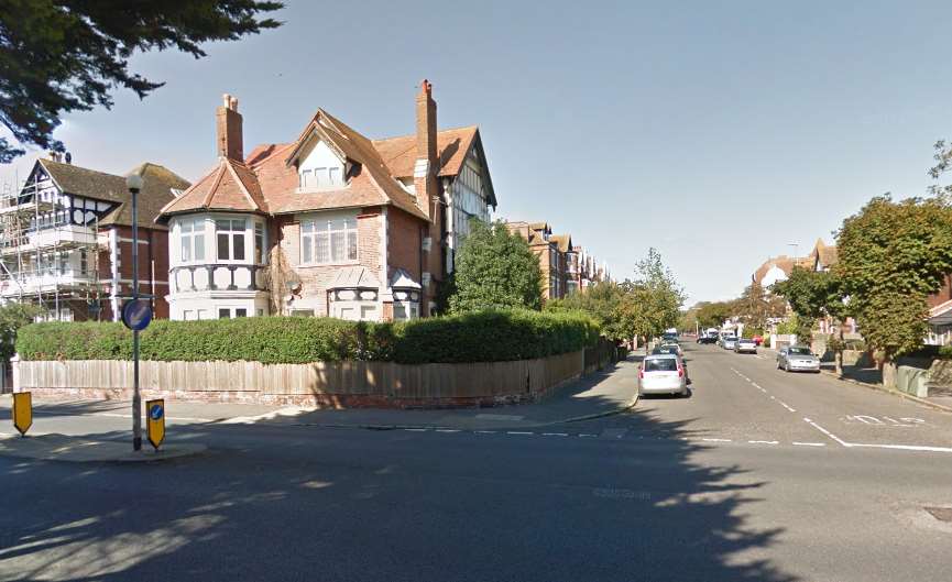 Sandgate Road and the entrance into Grimston Avenue in Folkestone. Picture: Google