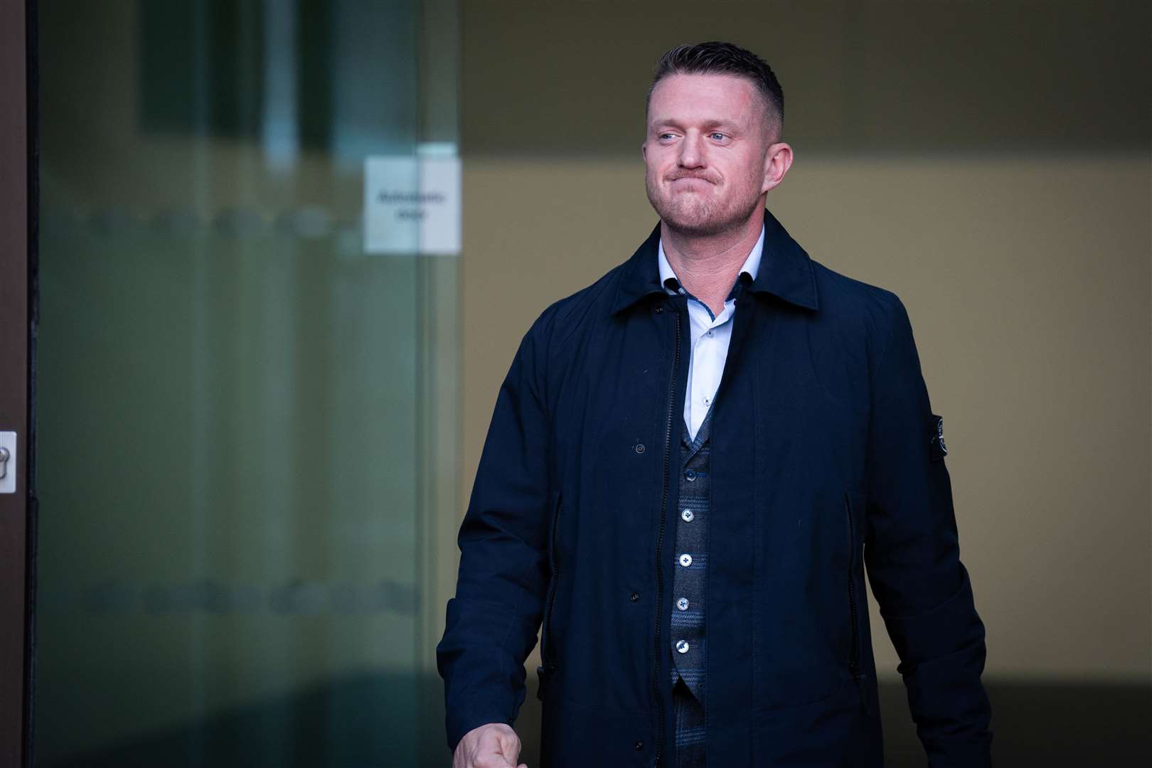 Tommy Robinson, whose real name is Stephen Yaxley-Lennon (James Manning/PA)