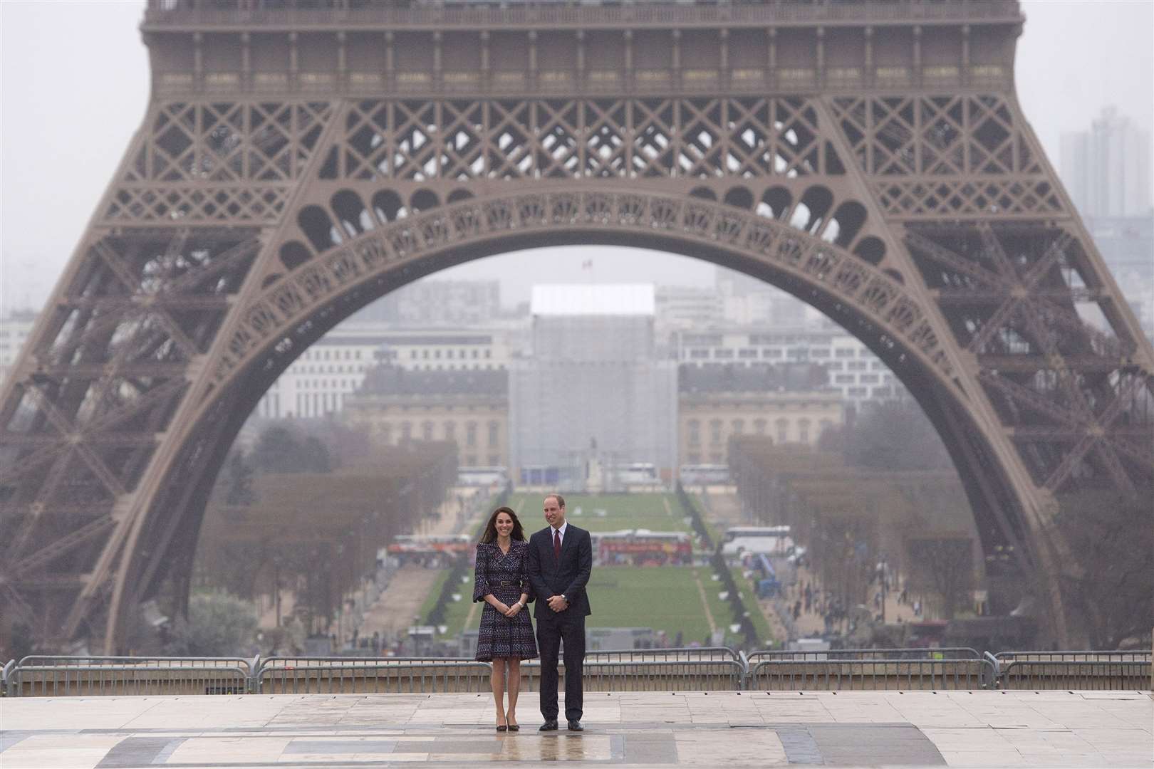 William and Kate last officially visited Paris in 2017 (Victoria Jones/PA)