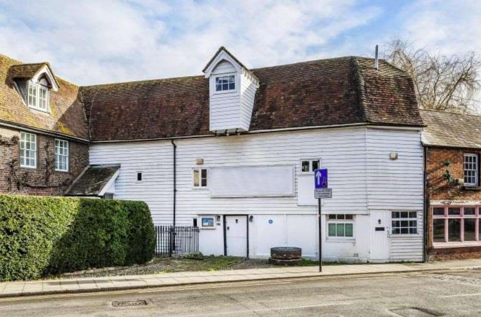 A former 18th century watermill in Edenbridge High Street has been put on the market for £390,000. Picture: Clive Emson