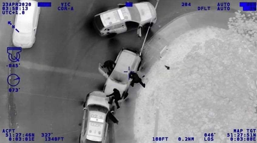 Some of the most dramatic police chases have been caught on camera in Kent by brave officers. Picture: Kent Police