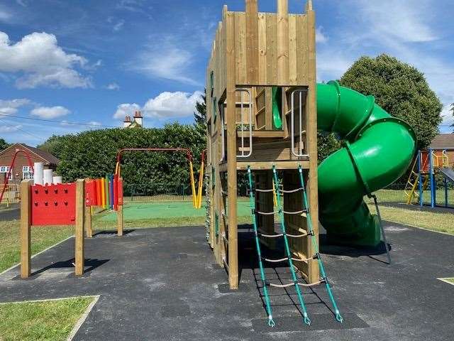 New equipment was installed at the play area at the start of the year. Picture: Crockenhill Parish Council