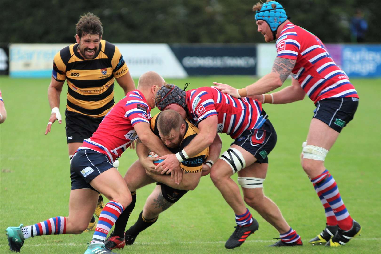 Canterbury RFC in action against Tonbridge Juddian