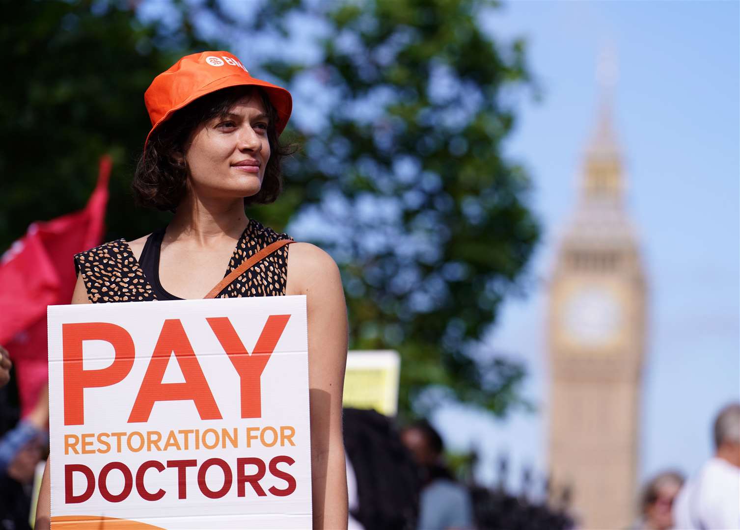 Junior doctors in England have taken industrial action 11 times in the past 22 months (Jordan Pettitt/PA)