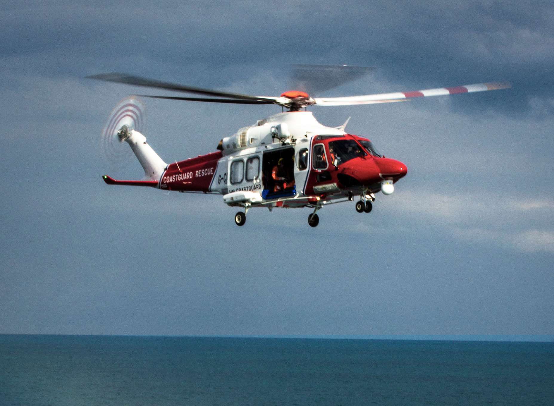 HM Coastguard helicopter