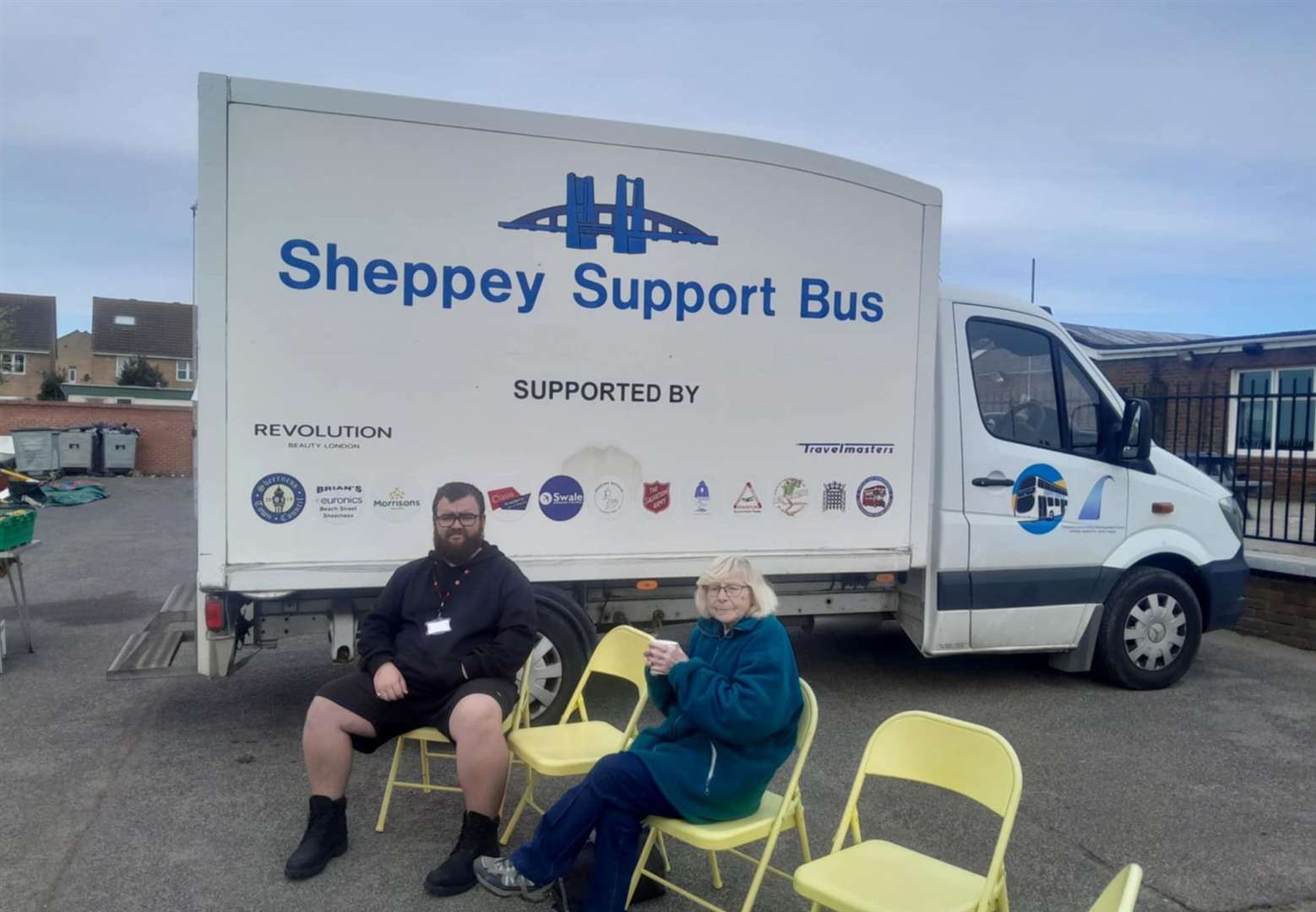 The Sheppey Support Van before it was taken. Picture: Sheppey Support Bus