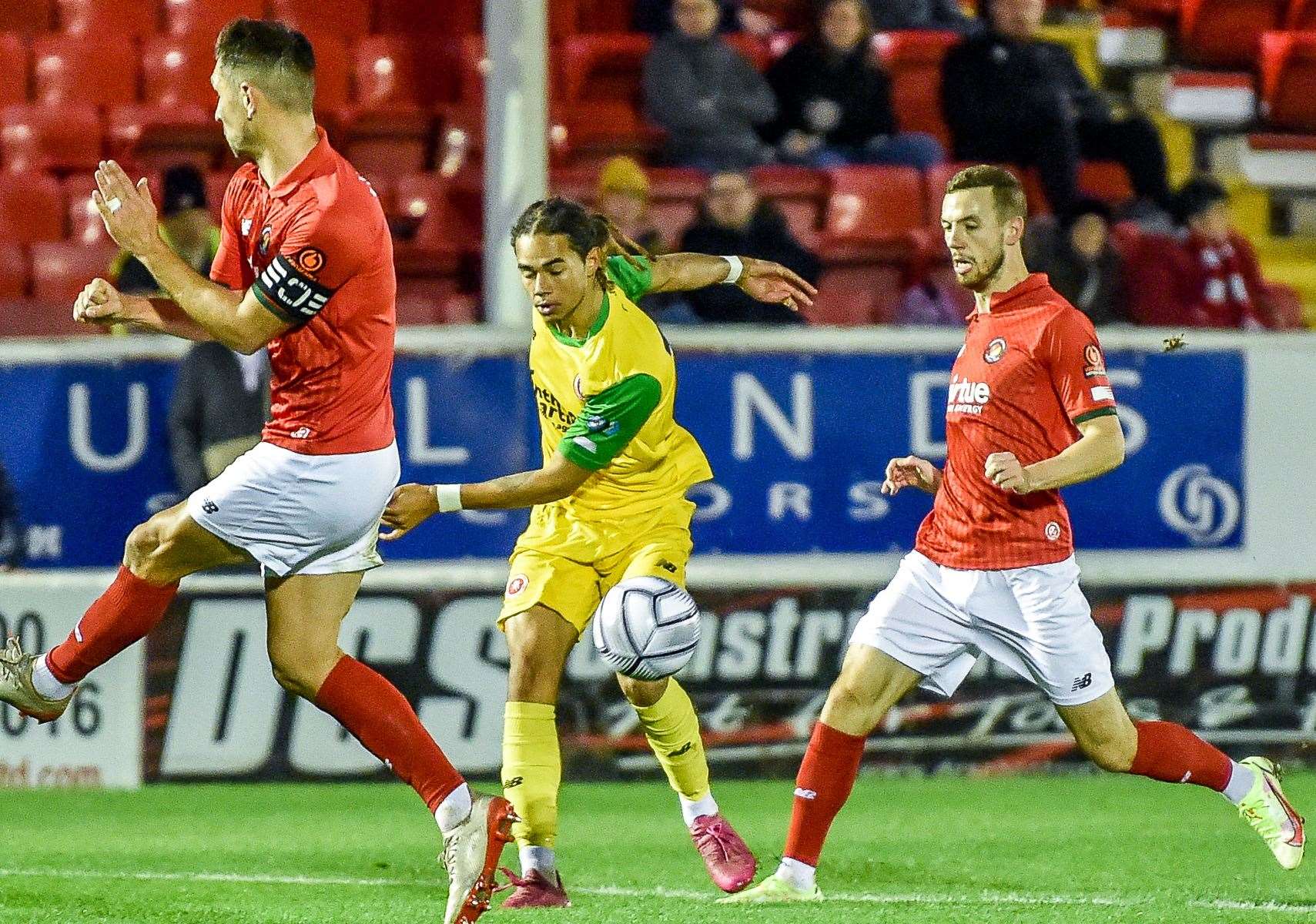 Fleet double up to thwart Welling on Saturday. Picture: Dave Budden (53212040)