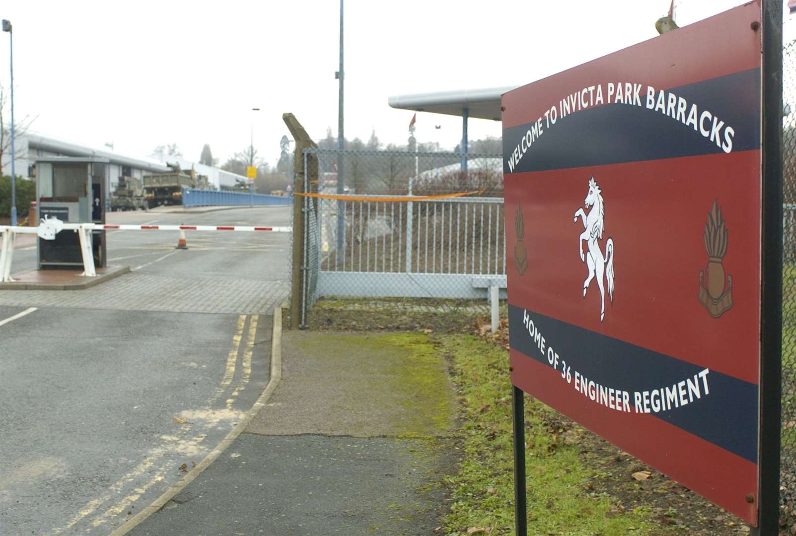 Invicta Park Barracks in Maidstone. Photo: Grant Falvey