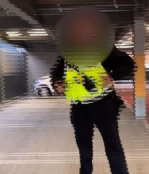 The incident happened in a multi-storey car park in Station Road West, Canterbury