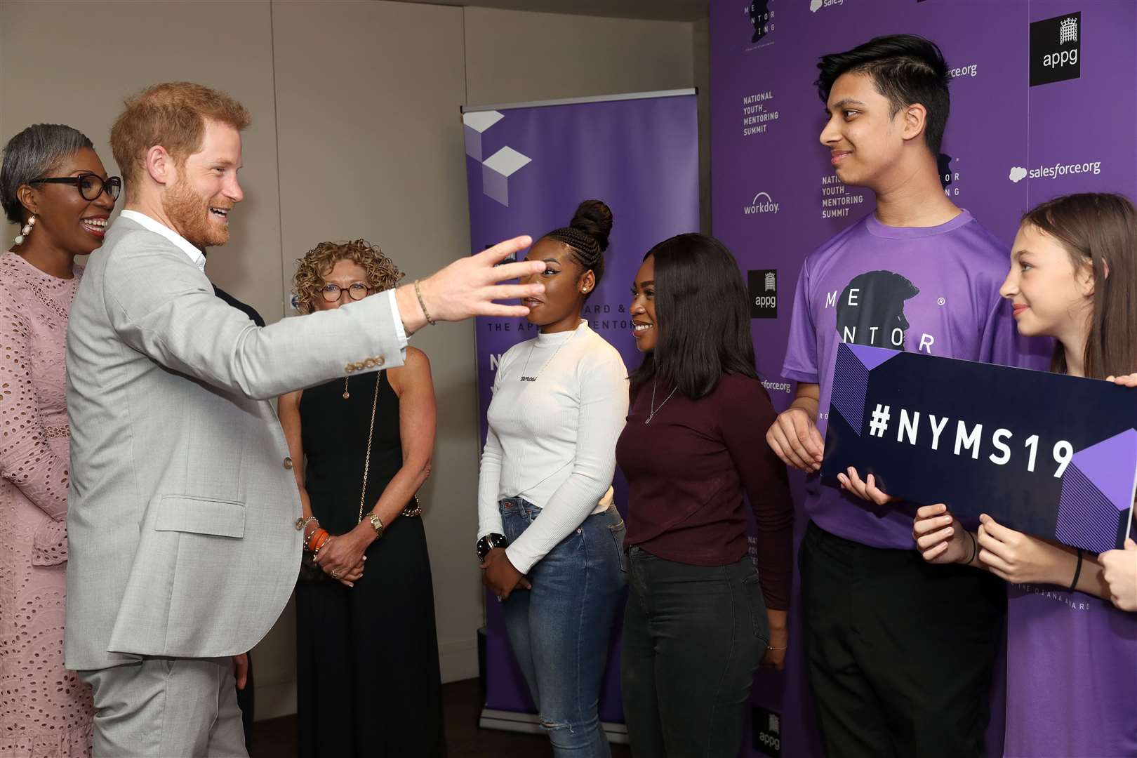 The Duke of Sussex during the Diana Award National Youth Mentoring Summit in 2019 (Jon Bond/The Sun/PA)