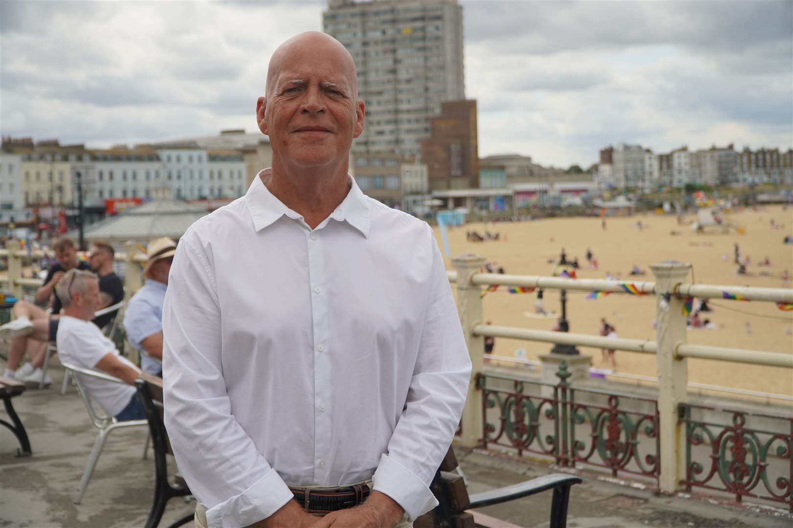 Iain Maxstead, manager of the Sundowners bar