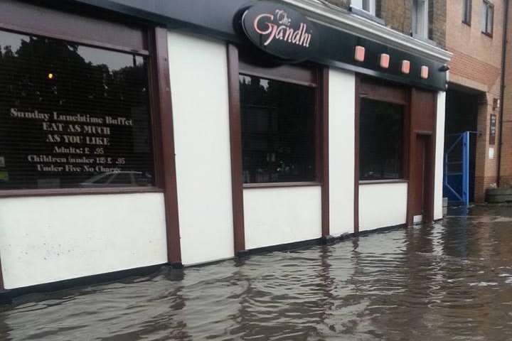 Gandhi restaurant in West Street, Gravesend. Picture by @andy1walker