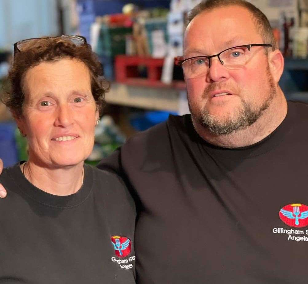 Husband and wife team Neil and Tracy Charlick of Gillingham Street Angels