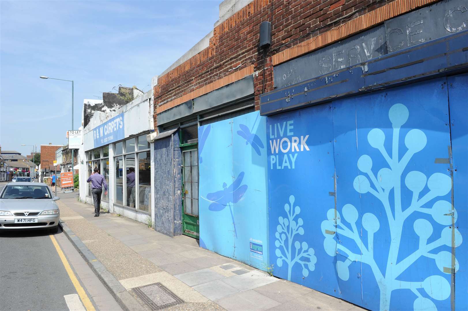 Lowfield street, Dartford. It's run down. Pix of it looking run down. (tesco meant to be built there soon.) Picture: Simon Hildrew FM3009830 (3455993)