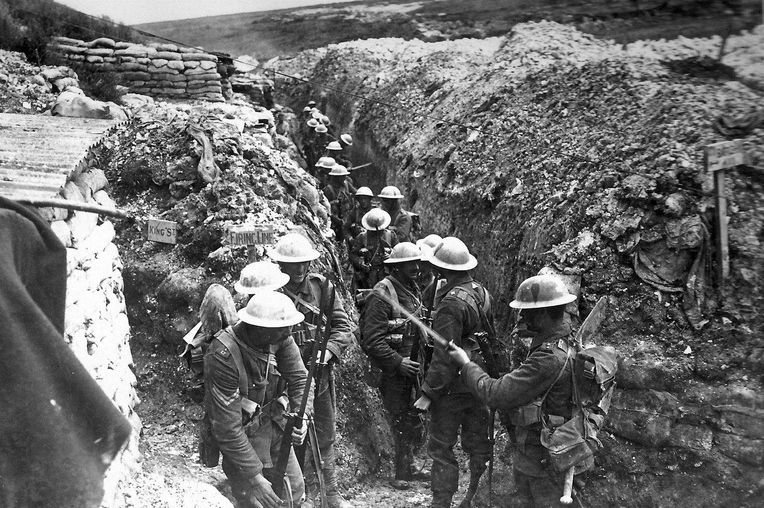 Soldiers from the Lancashire Fusiliers