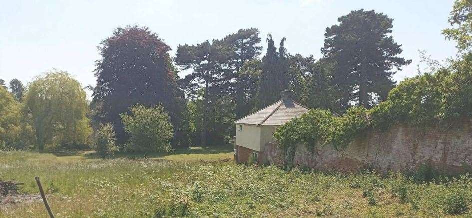 The land adjacent to Cobdown House where some of the homes will go