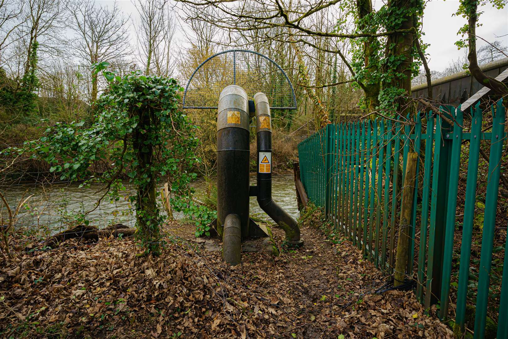 The view at River Ogmore, near to where Logan’s body was found (PA)