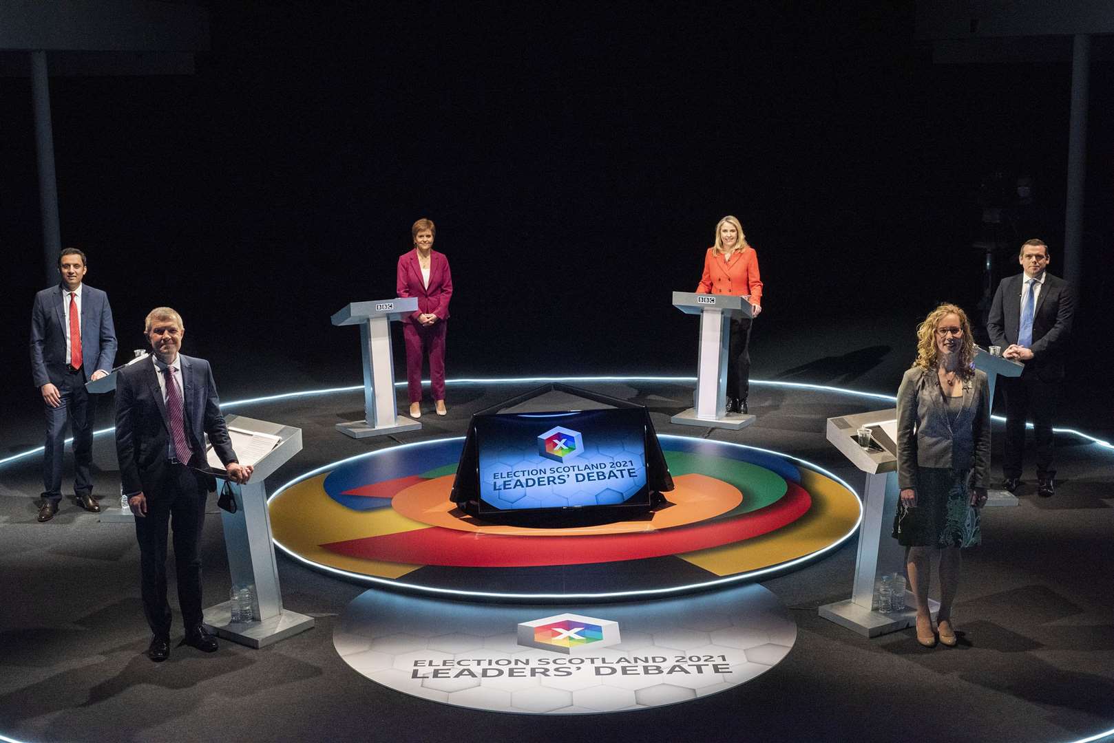 The first leaders’ debate of the election campaign took place earlier this week (BBC Scotland/Kirsty Anderson/PA)