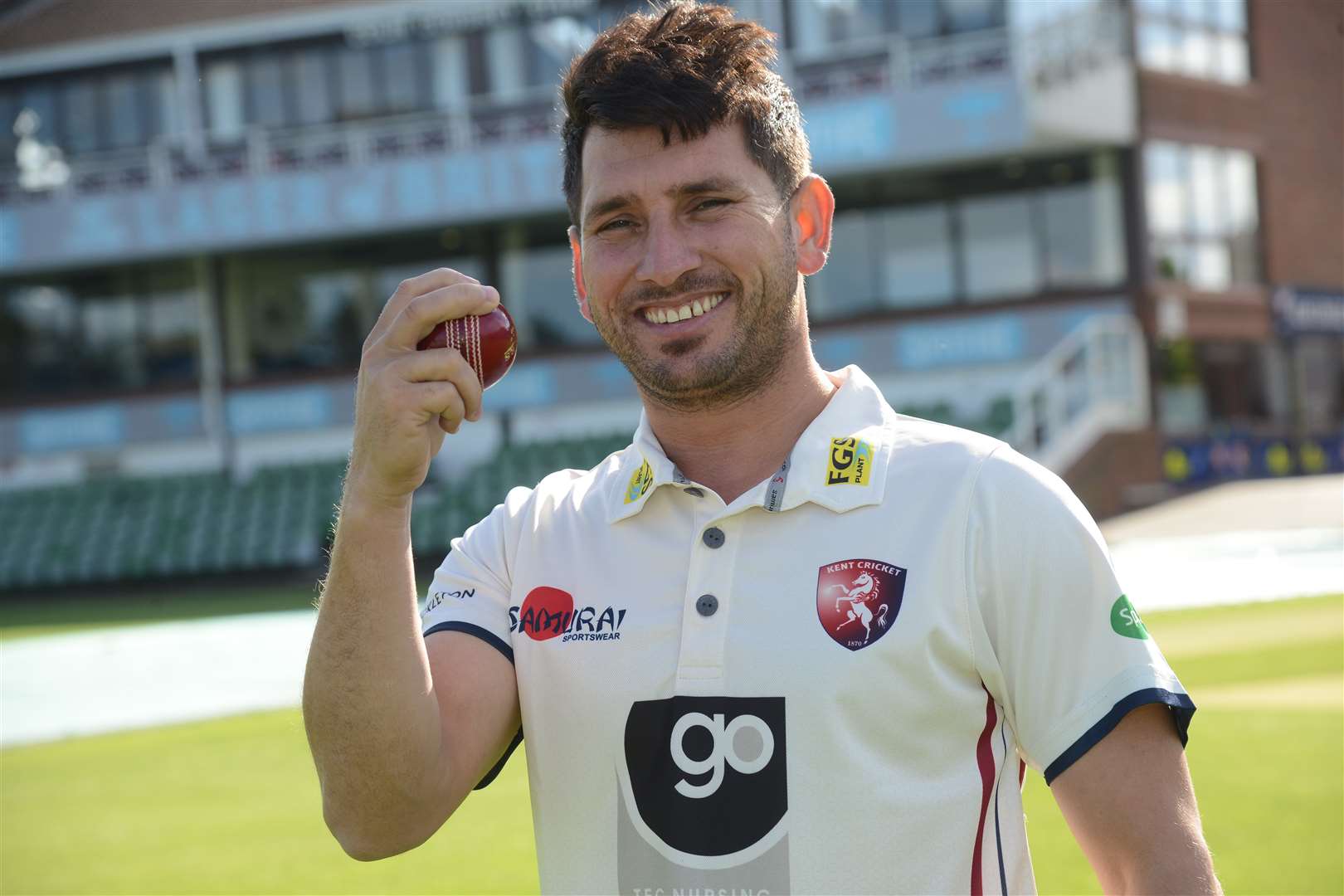 Kent's Yasir Shah. Picture: Gary Browne