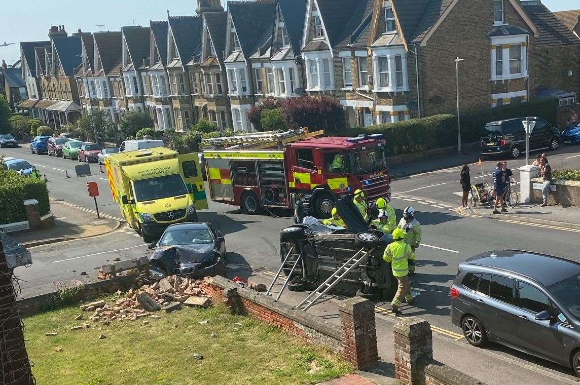 The crash happened in Beltinge Road, Herne Bay (37150542)