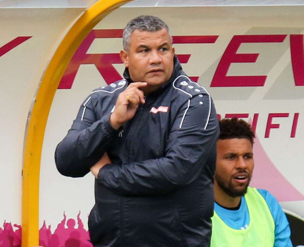 Maidstone United head coach Hakan Hayrettin Picture: Sean Aidan