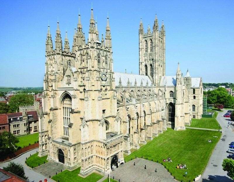 Canterbury Cathedral's clergy are to live-stream its Evensong service. Stock picture