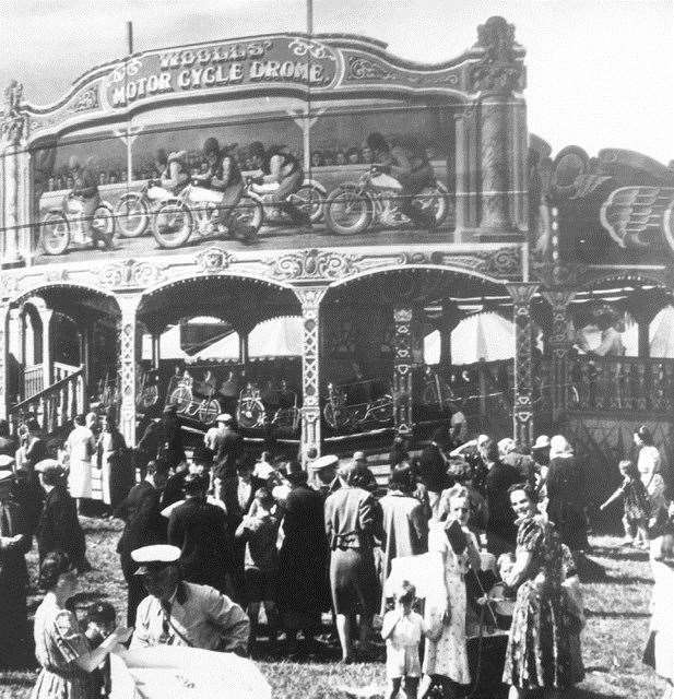 Woolls motor cycle drome in the early 1950s