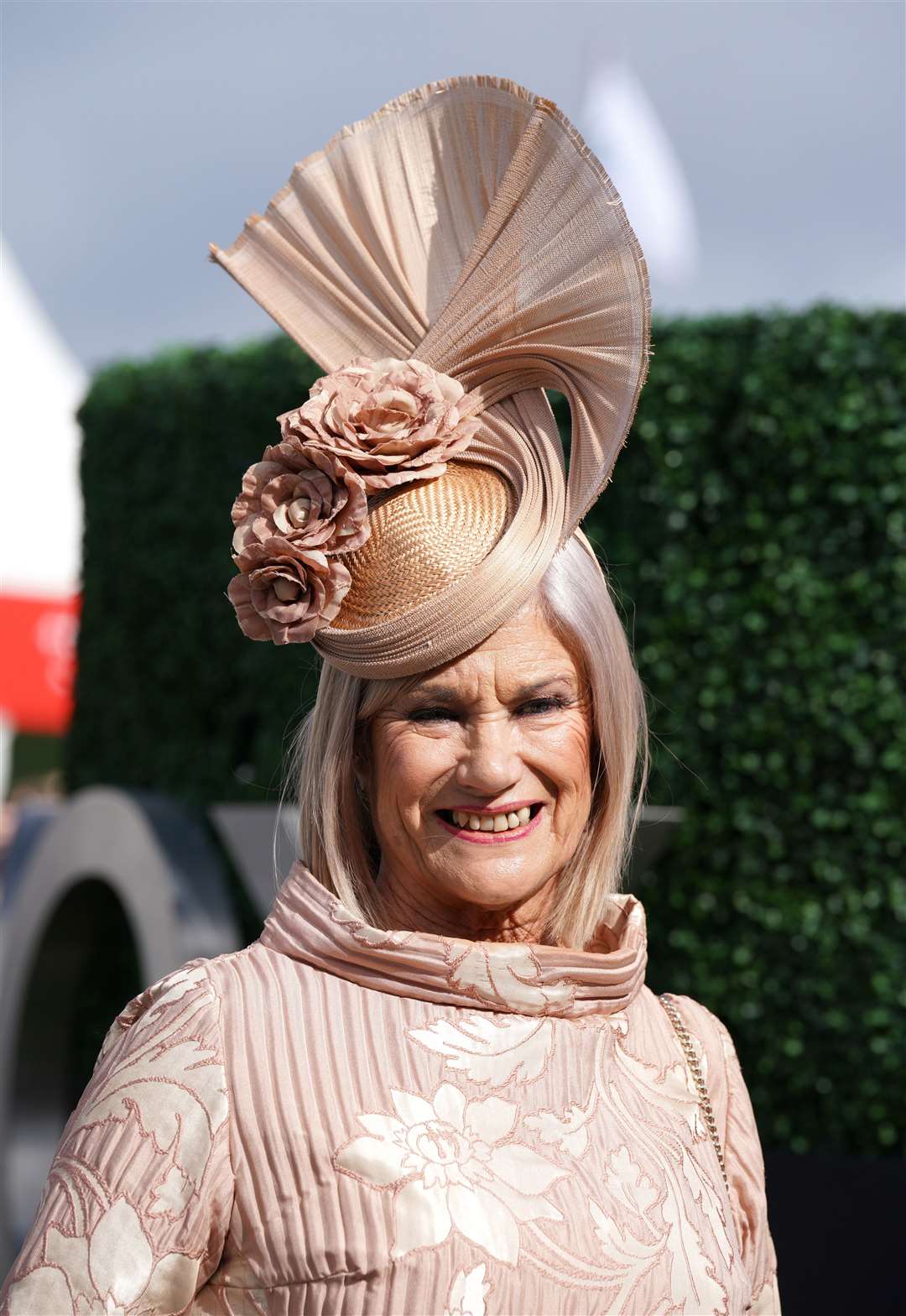 Racegoer Judith Beckett at the Grand National (Peter Byrne/PA)