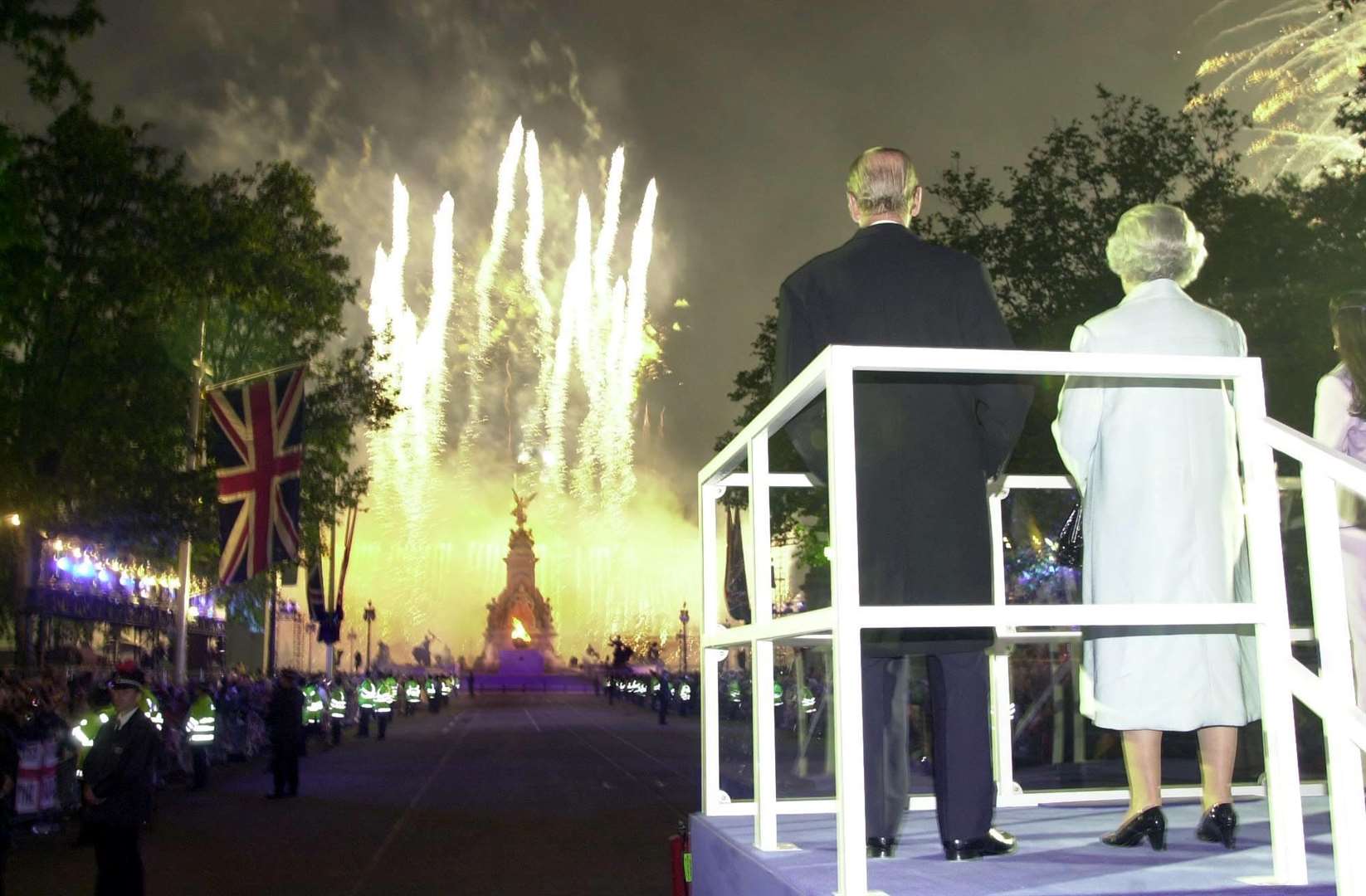 The beacon lighting during the Diamond Jubilee (John Stillwell/PA)