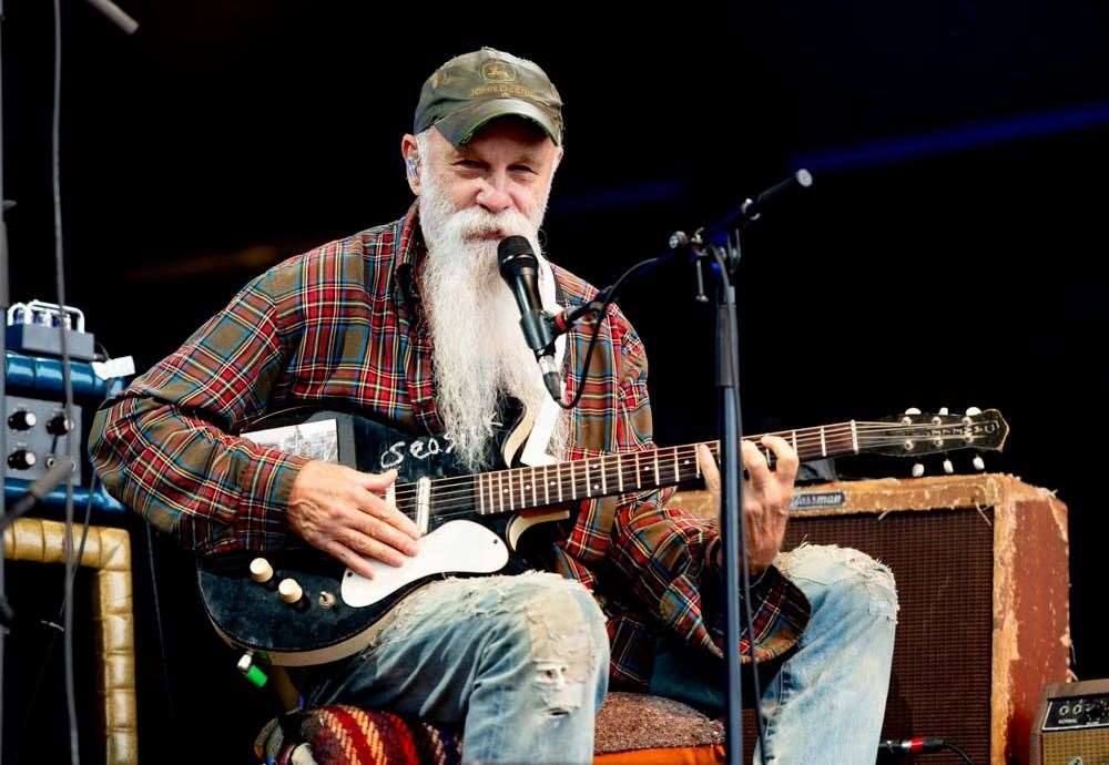 Guitarist Seasick Steve performing at Eridge Park. Picture: Andy Archer