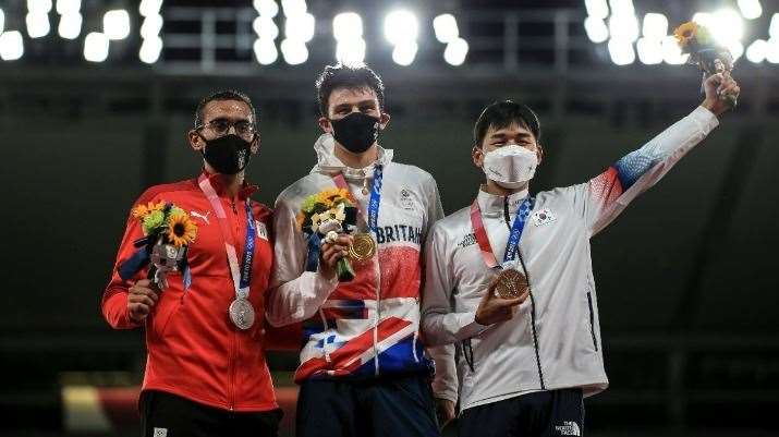 Joe Choong wins gold at modern penatathlon in Tokyo Olympics. Picture: UPIM Media (50002910)