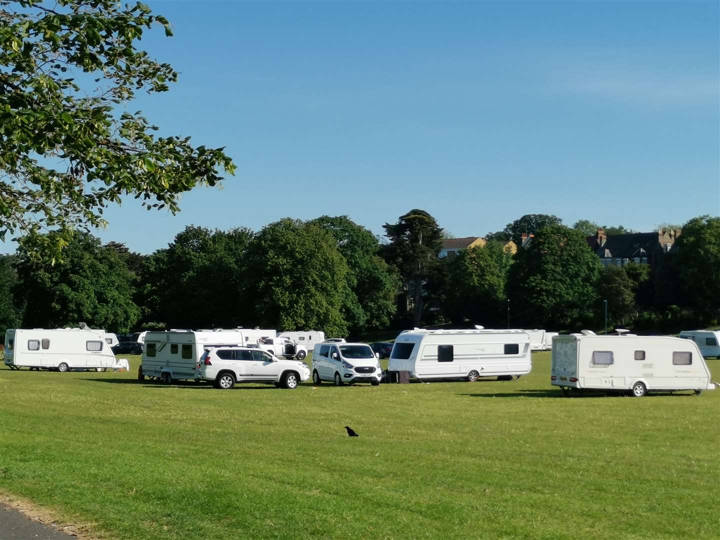 The travellers are 'isolating' due to a Covid case in their community