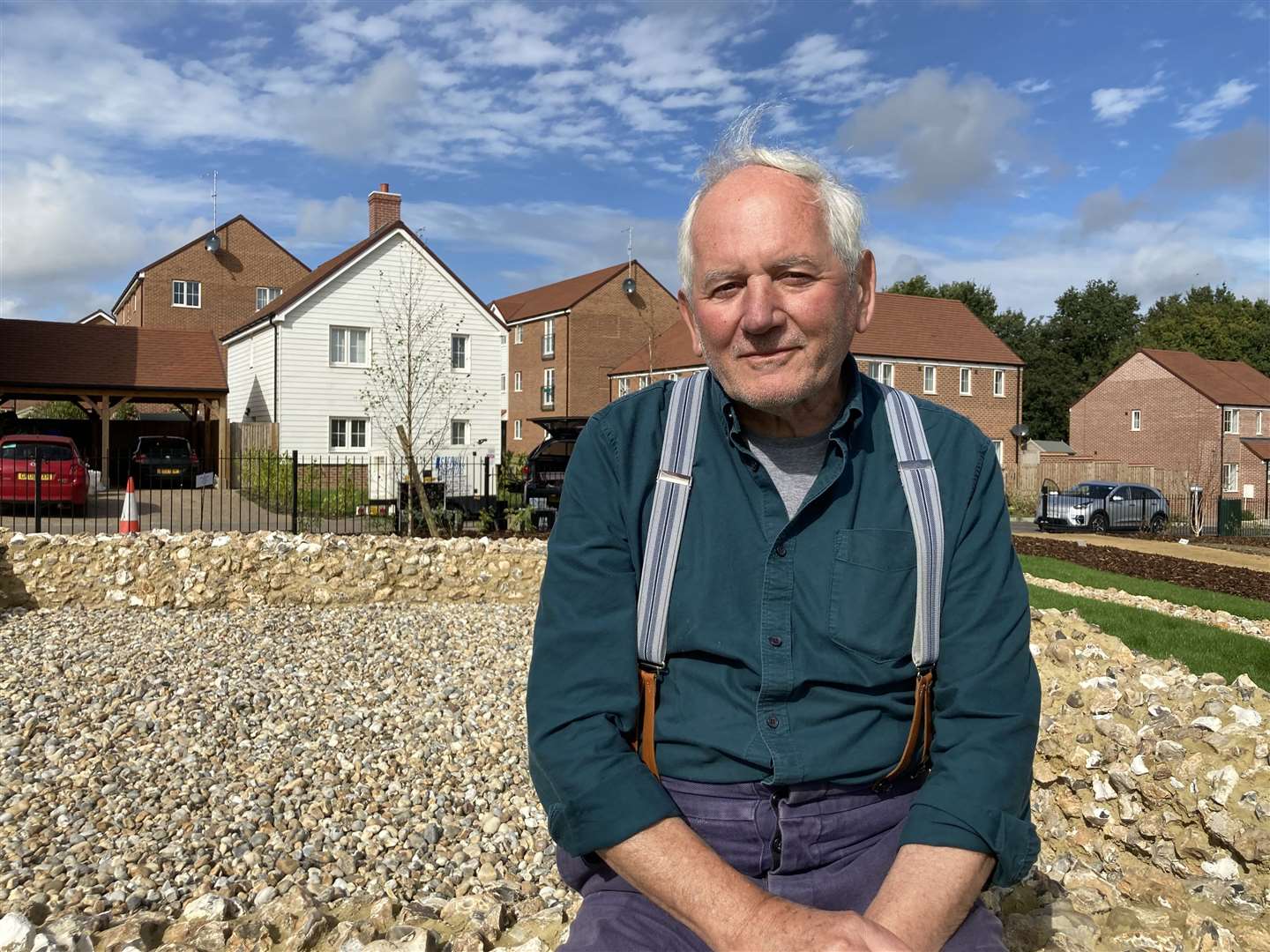 Dr Paul Wilkinson, director of Swale and Thames Archaeology has overseen the recreation of the 2,000-year-old Romano-British temple discovered at Newington near Sittingbourne