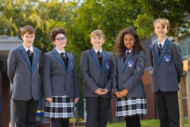 Youngsters modelling the Barton Manor uniform Pic: Barton Manor Facebook