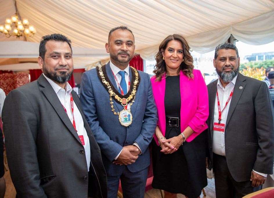 Chef Jamal Ahmed, left, also took home an award