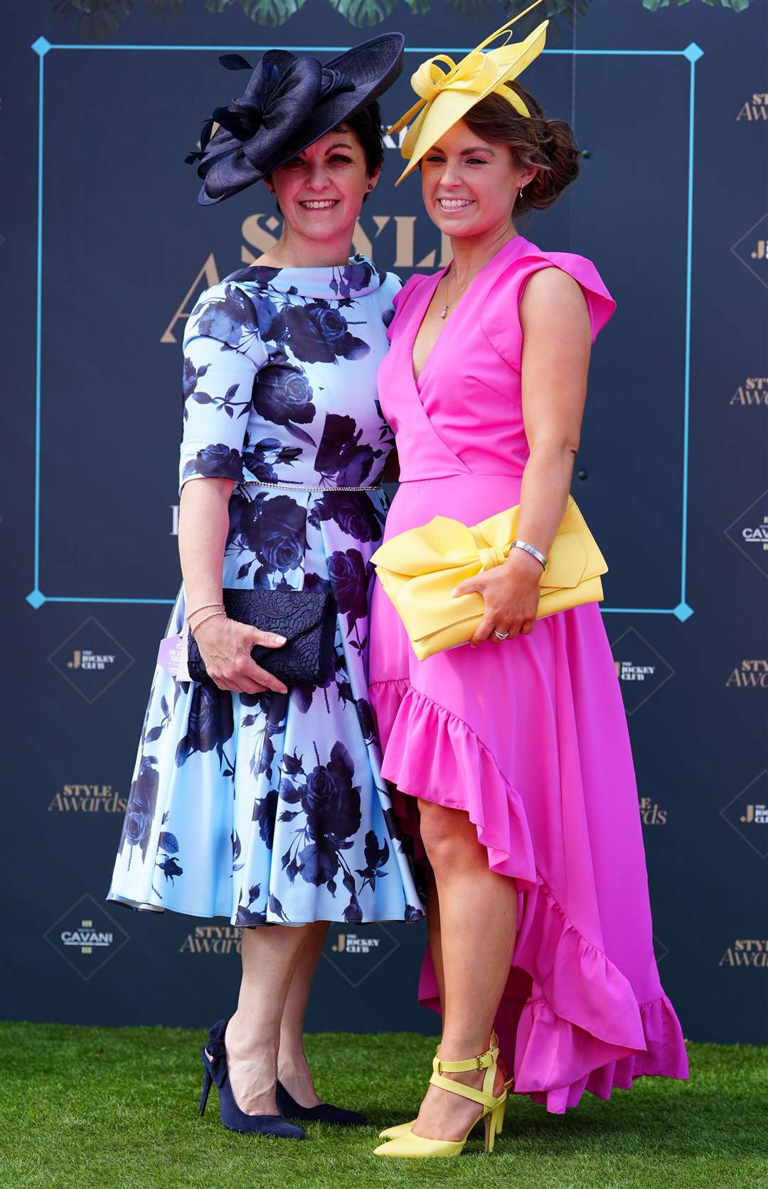 High heels and smart dresses were on view for Ladies Day (Peter Byrne/PA)