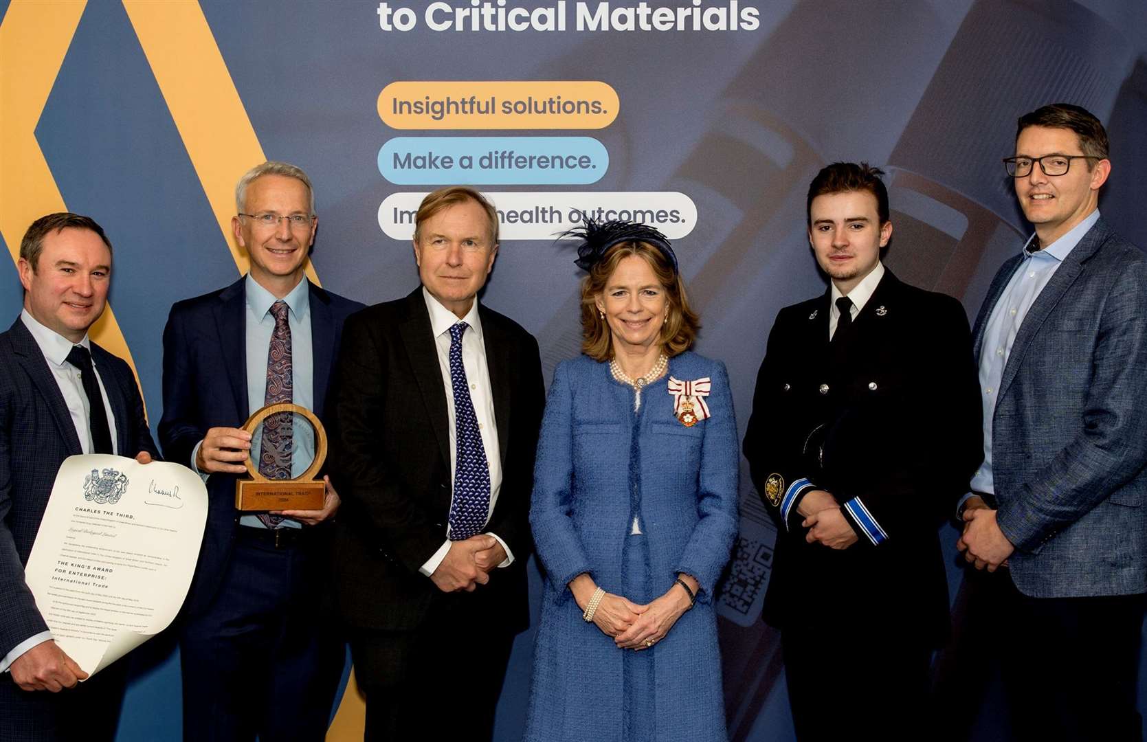 Logical Biological was recently presented with its King's Award for Enterprise for international trade