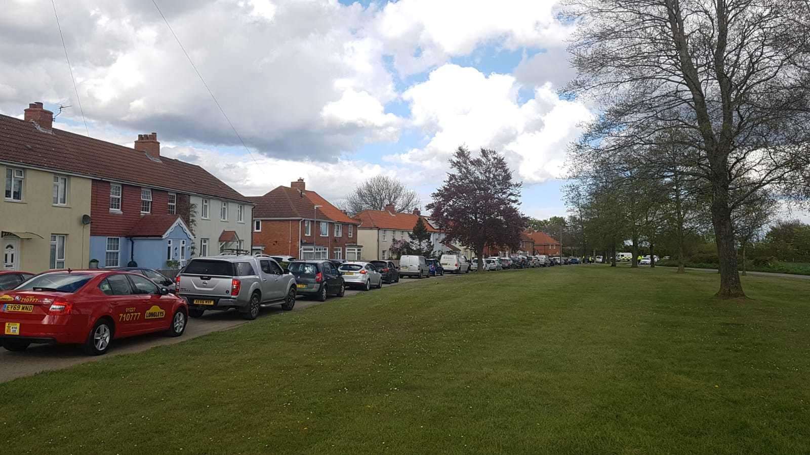 There are checks being carried out in Spinney Lane (pictured) and in Snowdown