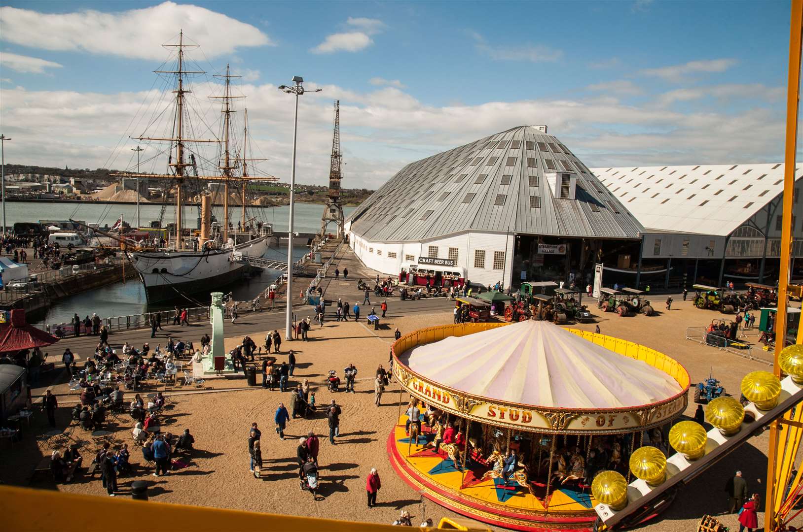 Chatham Historic Dockyard's Festival of Steam and Transport is a big event in the venue's calendar